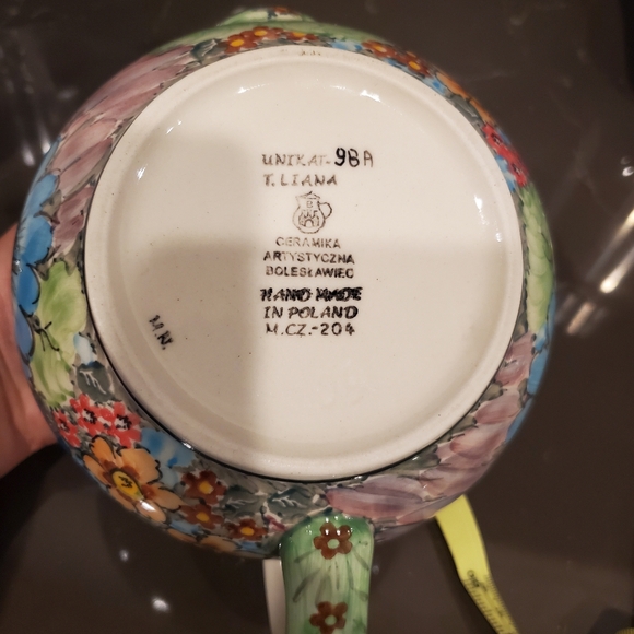 Unikat Ceramic Boleslawiec Artistic Teapot. - Picture 8 of 14